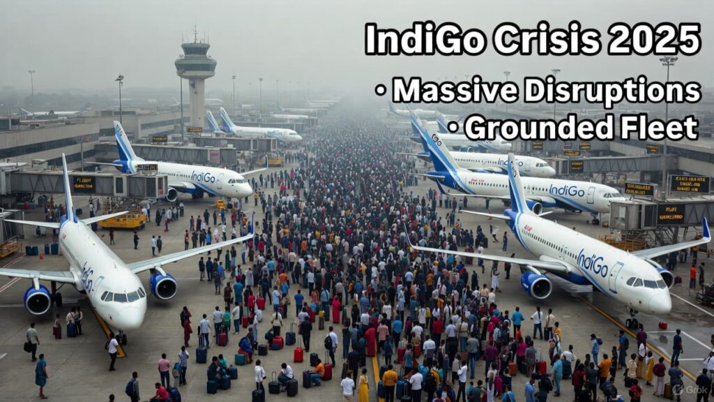 IndiGo Crisis 2025 Flight Cancellations Chaos in India & Government
