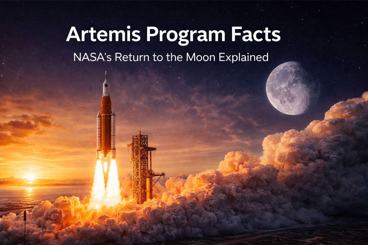 Artemis Program facts NASA SLS rocket launch to Moon mission
