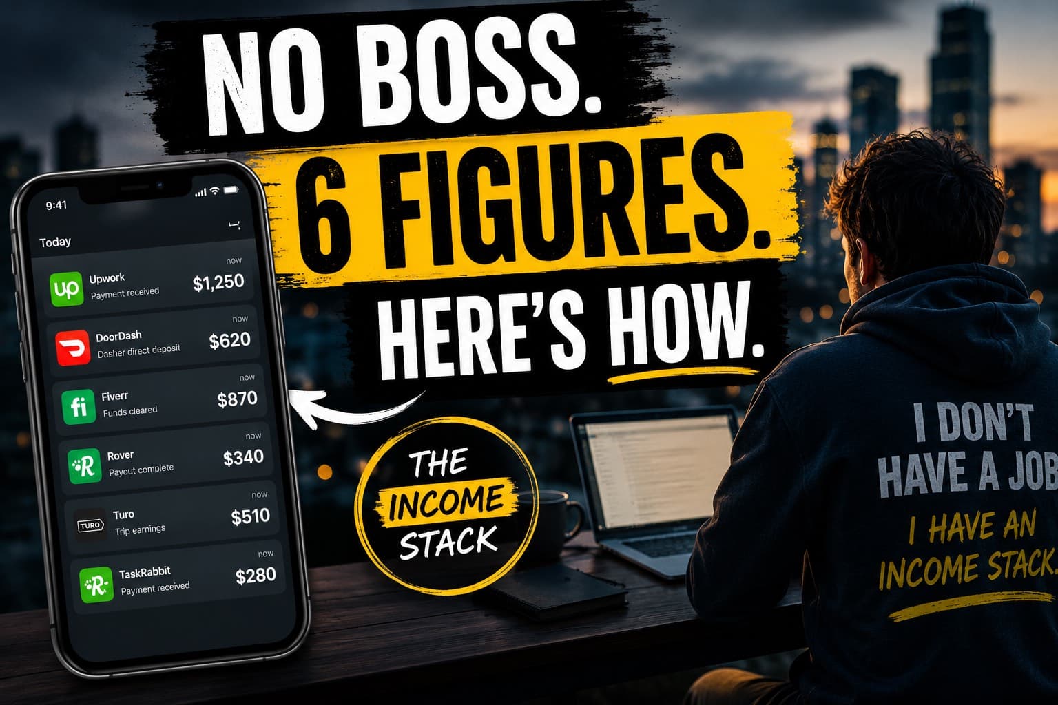 The Income Stack Pyramid The Single Job Is Dying: How Gen Z Built the “Income Stack” Economy
