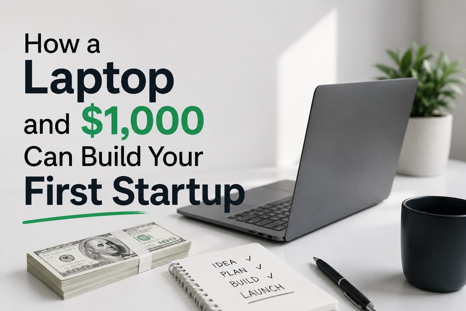 business-ideas-2026 Comprehensive guide explaining how first-time founders in the U.S. and Canada can build successful startups with just $1,000 in 2026, covering AI businesses, Micro SaaS, marketplaces, local services, and startup strategies using modern technology and low-cost tools.