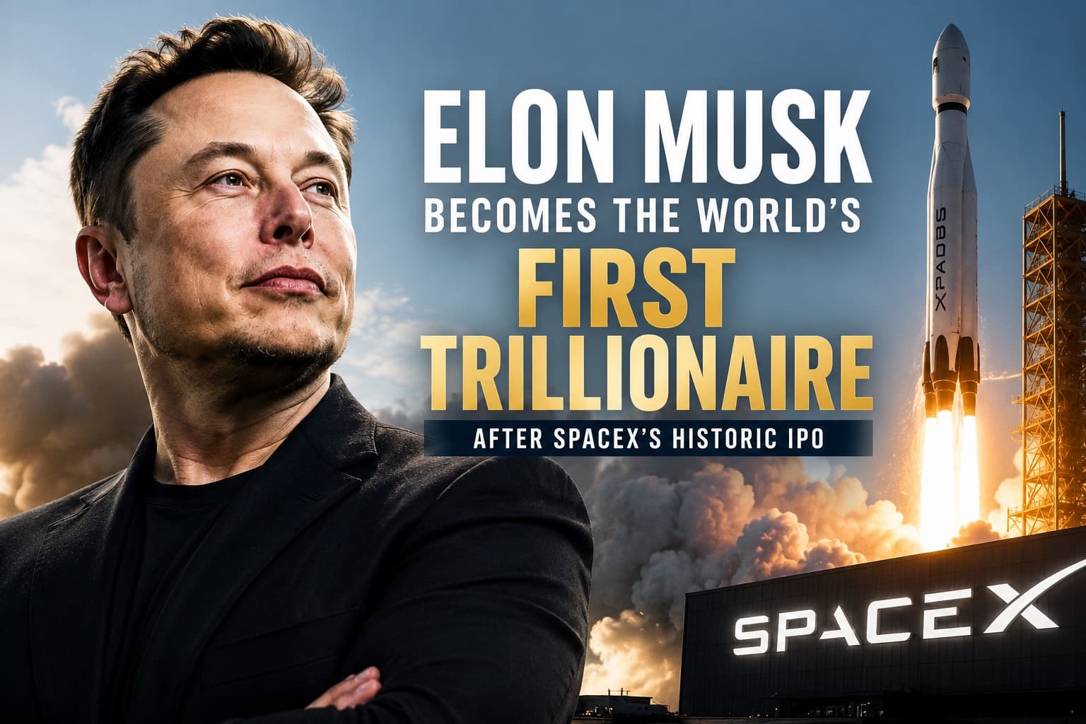 How SpaceX Made Elon Musk the First Person Worth $1 Trillion