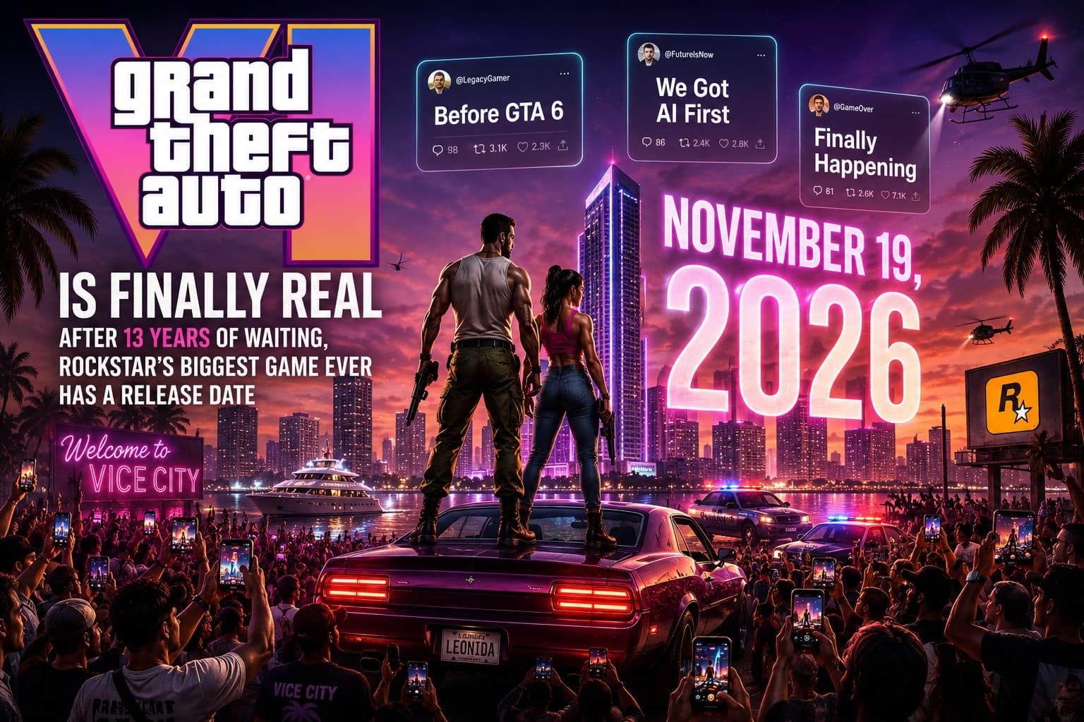 GTA 6 Release Date Confirmed