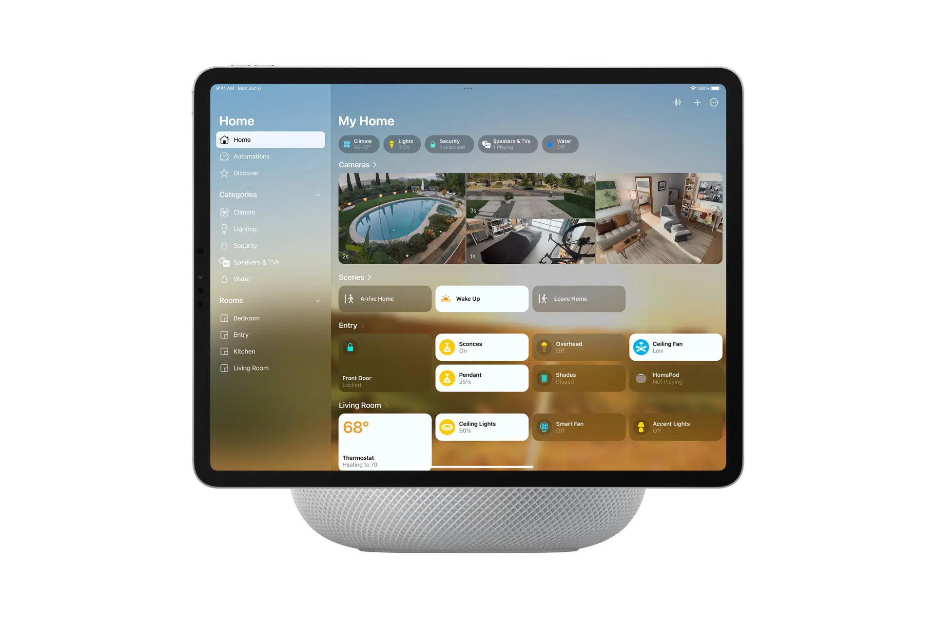 Apple Smart Hme hub speakers