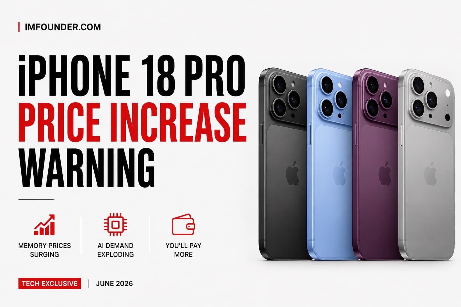 iPhone price increase memory crisis — Tim Cook confirms Apple price hike due to RAM shortage