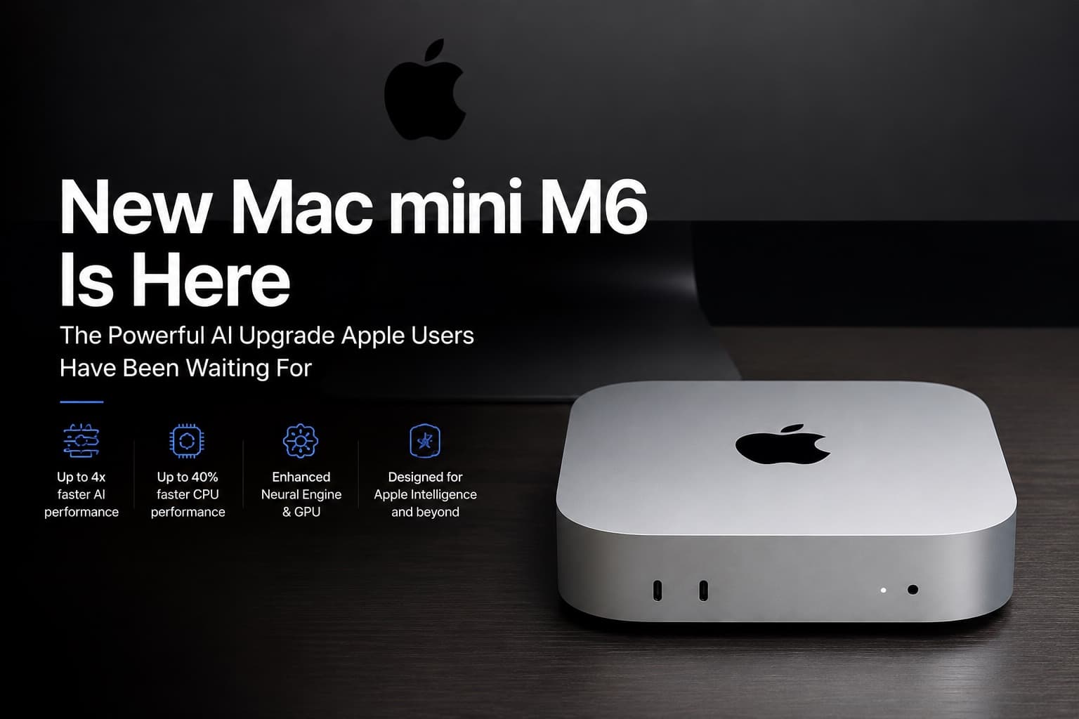 Mac mini M6 with M5 Pro AI performance