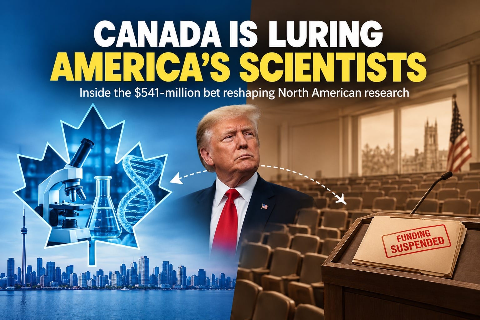 Canada luring American scientists north with new research funding amid US university cuts