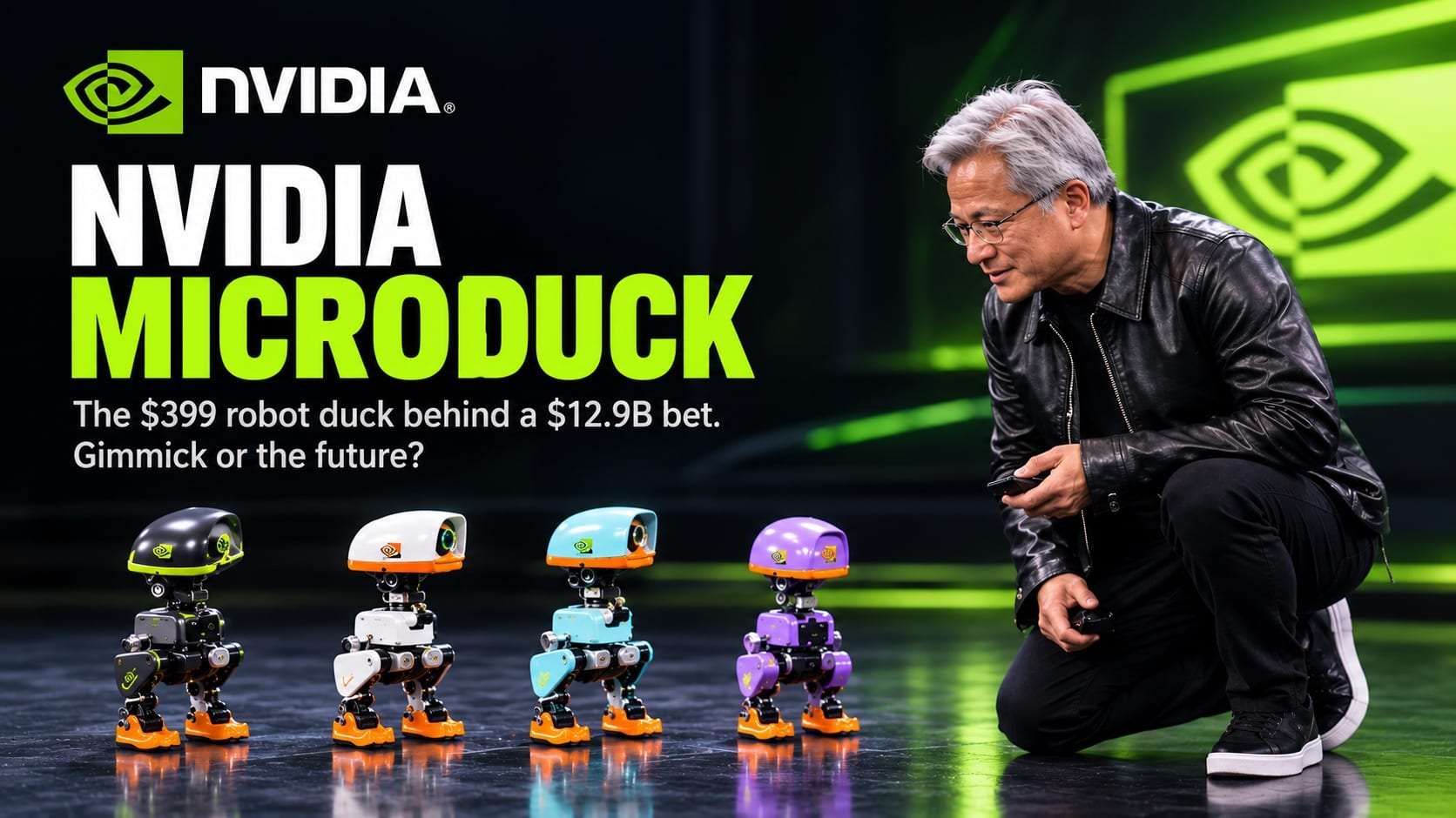 NVIDIA Microducks_ Future on Display Nvidia Microduck AI Robots are mind blowing - World Premiere and First Look