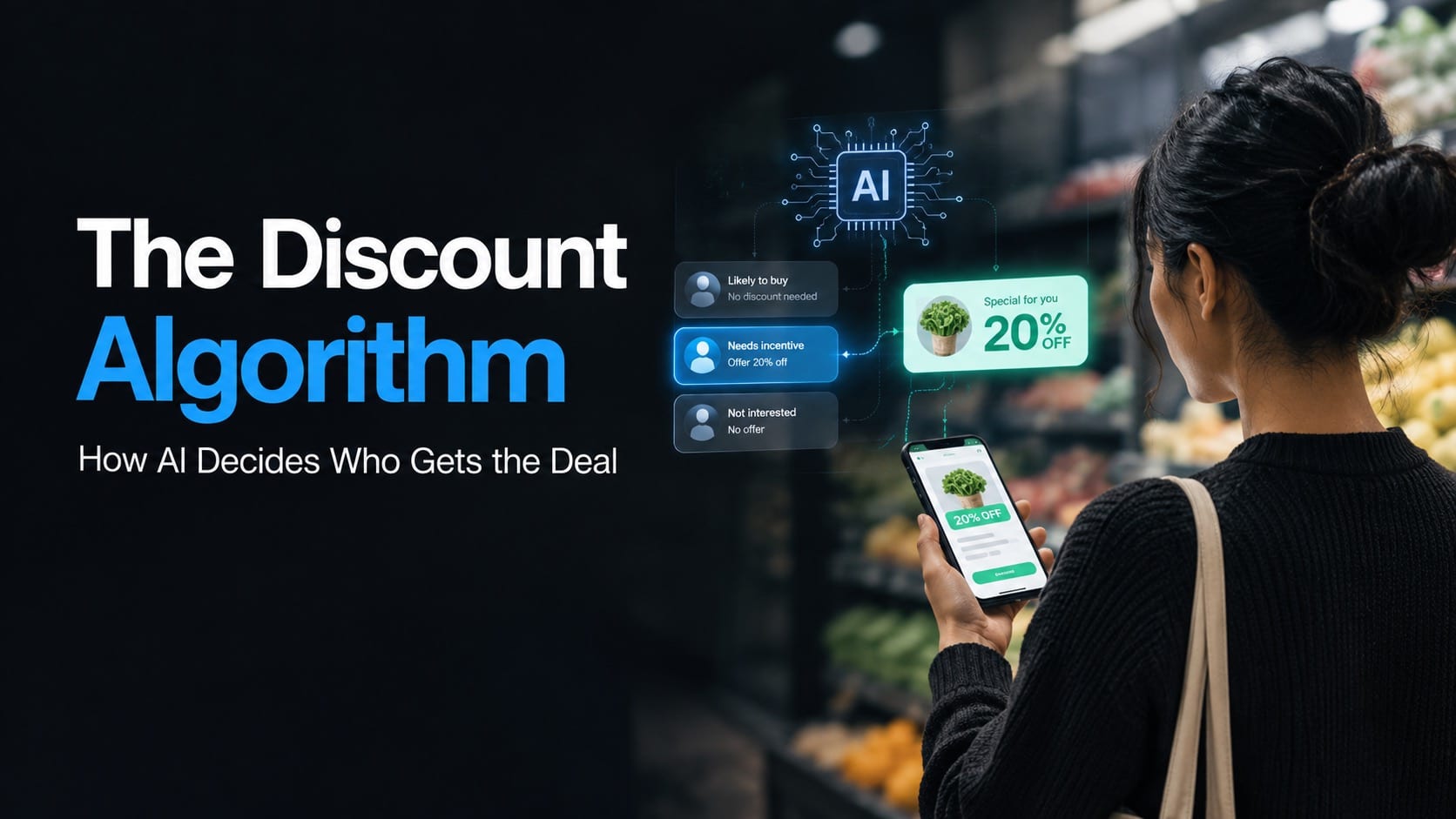 The Discount Algorithm in Action AI decisioning systems predict which customers will respond to discounts, raising questions about transparency and genuine savings.